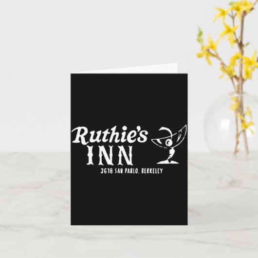 Ruthies Inn Berkeley California  Karte (Gelbe Blume)