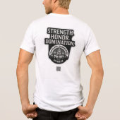 Ruthless Aggression Fitness Gym T-Shirt # 2 Tri-Blend Shirt (Rückseite)