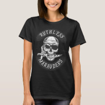 Ruthless Marauders Logo S-Sleeve T-Shirt Damen 3XL