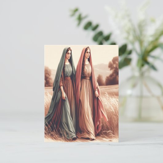 Ruth's Liebe und Loyalität auf der anderen Seite Postkarte (Stehend Vorderseite)