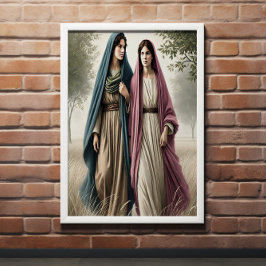 Ruth's Walking zusammen mit Mut und Liebe Poster