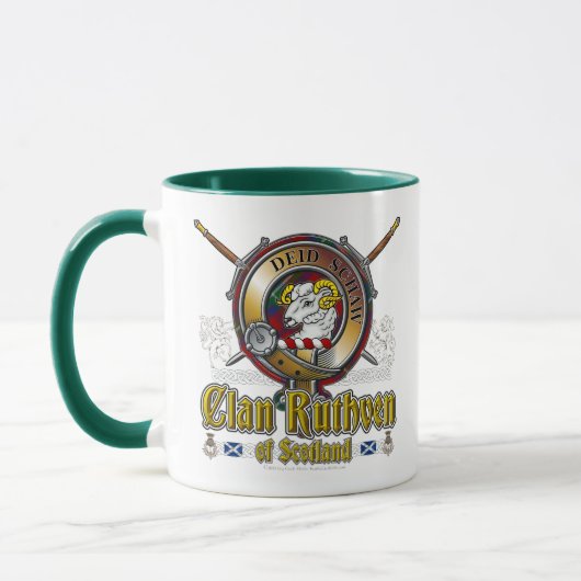 Ruthven Clan Abzeichen Tasse (Links)