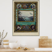 Ruthven Deane, Frank S. Hatch Buchzeichen Birds Poster (Küche)