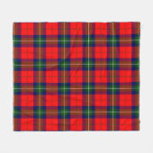 Ruthven Tartan Fleecedecke (Vorderseite (Horizontal))