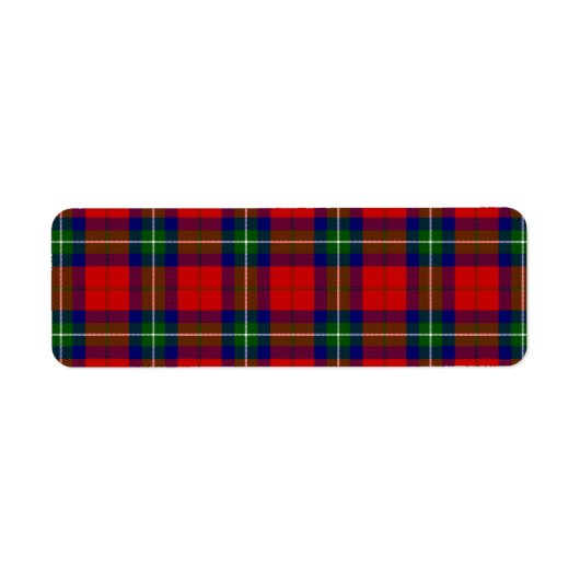 Ruthven Tartan Rot Blau kariert (Vorne)