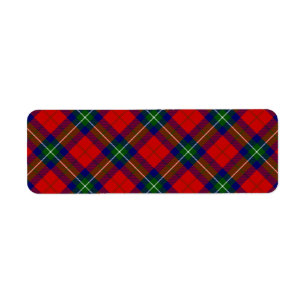 Ruthven Tartan Rot Blau kariert