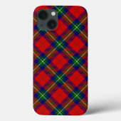 Ruthven Tartan Rot Blau kariert Case-Mate iPhone Hülle (Rückseite)