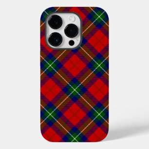 Ruthven Tartan Rot Blau kariert Case-Mate iPhone 14 Pro Hülle
