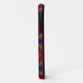 Ruthven Tartan Rot Blau kariert Case-Mate iPhone Hülle (Hinten/Links)