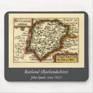 Rutland (Rutlandshire) Landkreis England Historic  Mousepad