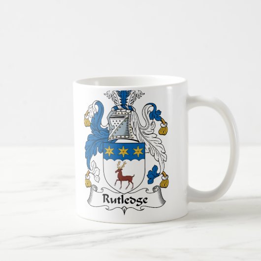Rutledge Familienwappen Kaffeetasse (Rechts)