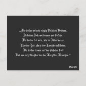 Rütlischwur Postkarte (Rückseite)