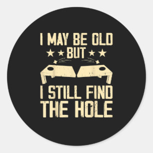 Rutschenspieler Runder Aufkleber