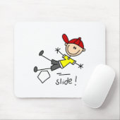 Rutschfeste Baseball-Mauspad Mousepad (Mit Mouse)