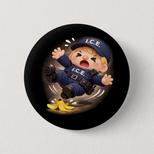 Rutschig Wenn Nass Button (Vorderseite)