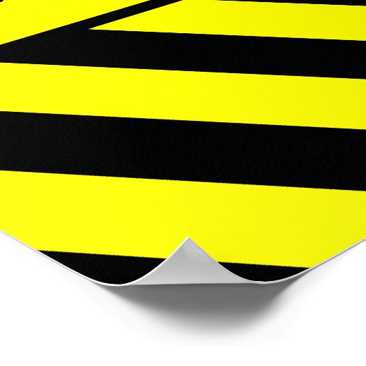 rutschig, wenn nass poster (Ecke)