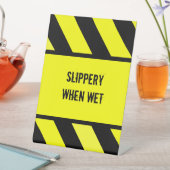 rutschig, wenn nass sockelschild (In Situ)