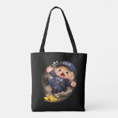 Rutschig Wenn Nass Tasche (Rückseite)