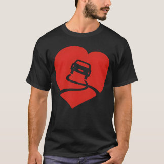 Rutschige Liebe lustig T-Shirt