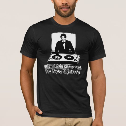 Rütteln Sie den Hintern-(dunklen) T - Shirt (Vorderseite)