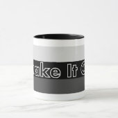 Rütteln Sie es weg von gestreifter Tasse - (Zentrum)