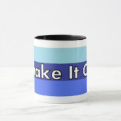 Rütteln Sie es weg von gestreifter Tasse - Blau (Zentrum)