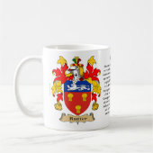 Rutter, der Ursprung, die Bedeutung und das Wappen Kaffeetasse (Links)