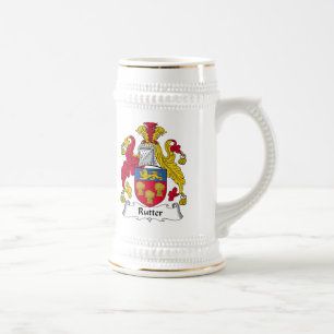 Rutter Familienwappen Bierglas