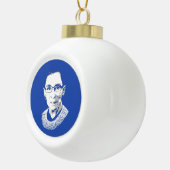 RUTTER GINSBURG KERAMIK Kugel-Ornament (Rechts)