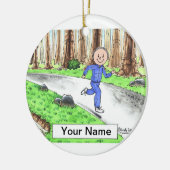 Rüttler - Mann Keramik Ornament (Links)