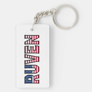 Ruven Name Vorname USA Flagge Anhänger Schlüssel Schlüsselanhänger