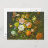 Ruysch, Rachel Blumenstrauß Postkarte (Vorne/Hinten)