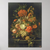 Ruysch - Stillleben von Blume Poster (Vorne)