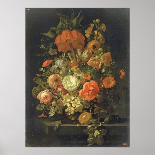 Ruysch - Stillleben von Blume Poster (Vorne)