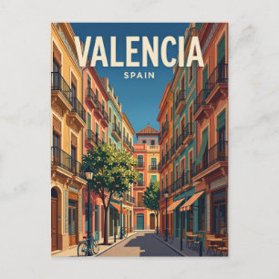 Ruzafa Spanien Postkarte
