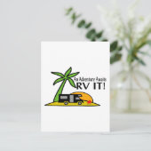 RV Adventure Postkarte (Stehend Vorderseite)