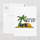 RV Adventure Postkarte (Vorne/Hinten)