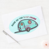 RV-Anhänger-Aufkleber Ovaler Aufkleber (Umschlag)