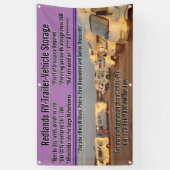 RV-Anhängerspeicherlot anpassen Banner (Vertikal)