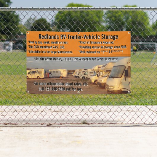 RV-Anhängerspeicherlot anpassen Banner (Insitu)