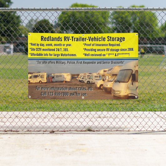 RV-Anhängerspeicherlot anpassen Banner (Insitu)