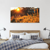 RV auf einem Feld Leinwanddruck (Insitu (Schlafzimmer))