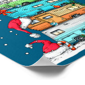 Rv Camng Camper Travel Vacation Christmas Tree Xma Poster (Ecke)