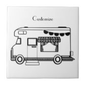 RV Camper Caravan Thunder_Cove Fliese (Vorderseite)