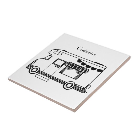 RV Camper Caravan Thunder_Cove Fliese (Seite)