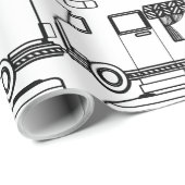 RV Camper Caravan Thunder_Cove Geschenkpapier (Rolleneckpunkt)