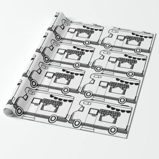 RV Camper Caravan Thunder_Cove Geschenkpapier (Ungerollt)