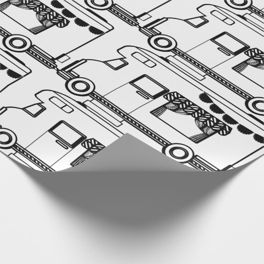 RV Camper Caravan Thunder_Cove Geschenkpapier (Ecke)