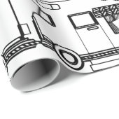 RV Camper Caravan Thunder_Cove Geschenkpapier (Rolleneckpunkt)