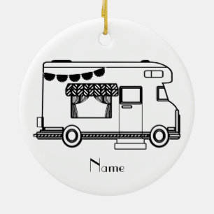 RV Camper Caravan Thunder_Cove Keramik Ornament